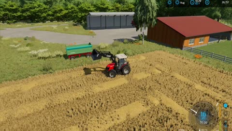 Part 5: Collecting straw | Farming Simulator 22 | Chilliwack map | Timelapse | (1080p60)