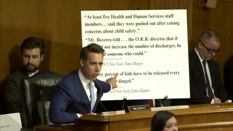 Thank you for speaking for 80,000 'lost' American children, Senator Hawley