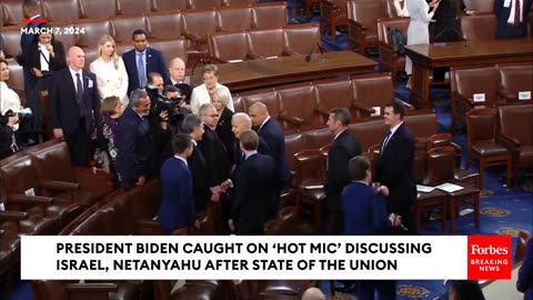 Biden caught on Hot Mic after SOTU!