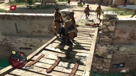 Assassin's Creed Black Flag - Xbox One - Found out the British soldiers couldn't swim
