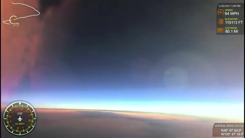 High Altitude Balloon Launch BALLOON ALMOST TOUCHES THE SUN