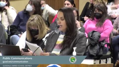 Glendale Unified School Board Meeting - Parent Comments on Mask Mandates 02-15-22