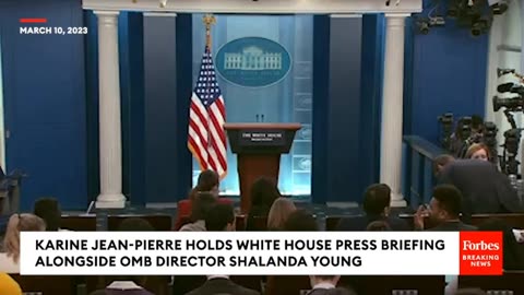 JUST IN Karine JeanPierre OMB Director Young Hold Press Briefing After Biden Budget Released