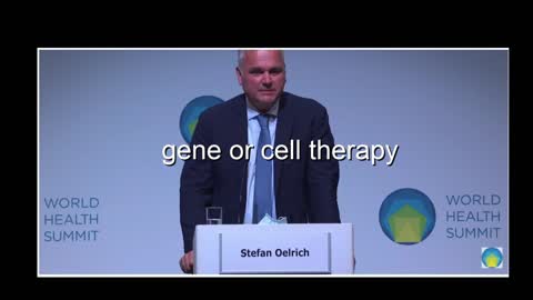 Bayer Pharma Pres ADMITS that the so-called vax is "cellular gene therapy"