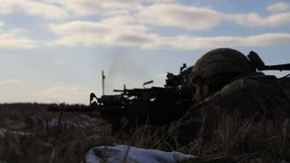 US Army Soldiers Join Polish Troops For Firing Exercise