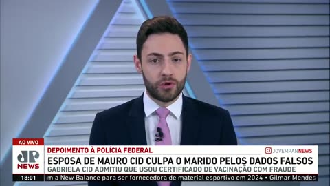 Esposa de Mauro Cid culpa o marido pelos dados falsos