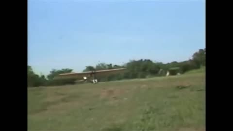ultralight airplane aerobatics!