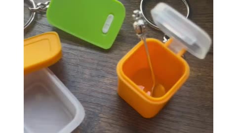 Tupperware Keychain