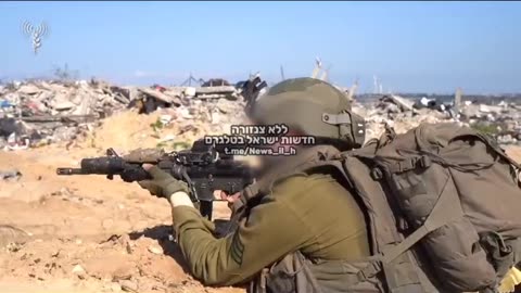 Israel - Gaza war combat footage + soundtrack Feb 2024