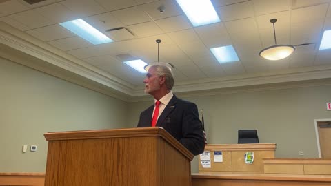 John Witcher speaks at Calhoun County Republican Women meeting