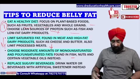 Are you getting a FAT BELLY - Simple Solution | Dr.Education
