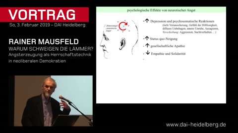 Rainer Mausfeld ...🇨🇭🇩🇪🇦🇹– 2019...27. Juni Vortrag im DAI Heidelberg