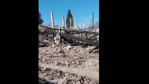 Video of the destroyed Ukrainian airfield