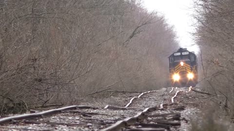 This Is An Actual Freight Train Railway Track Linking Ohio & Indiana