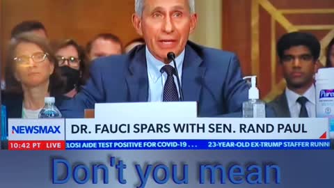 Rand Paul - Dr. Fauchi