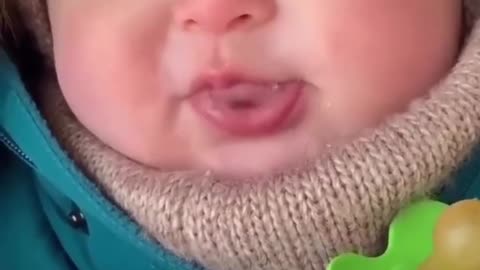 Cute talking baby