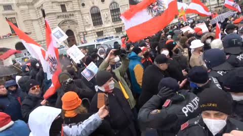 Wien Demo Heldenplatz 29.1.2022