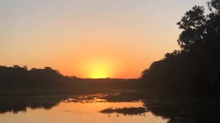 Lake Okeechobee Canal Sunrise