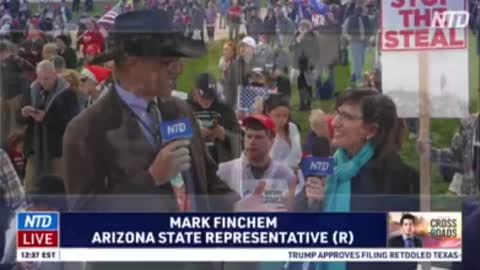 Arizona Rep speaks at Rally
