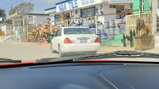 South Rosarito Beach Mexico 🇲🇽 view from my car...