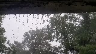 Slow motion rain