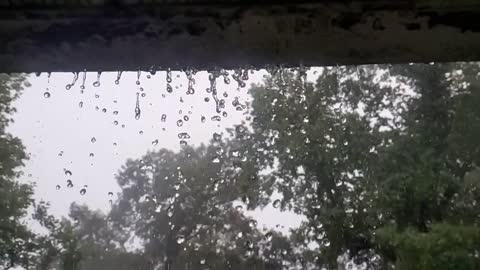 Slow motion rain