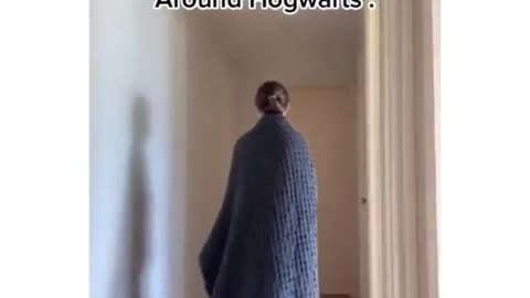How everyone walks around Hogwarts