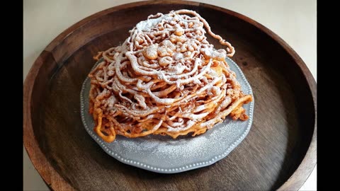 Perfect Homemade Theme Park Funnel Cake