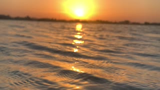 Mind relaxing beach Sunset | Water sound