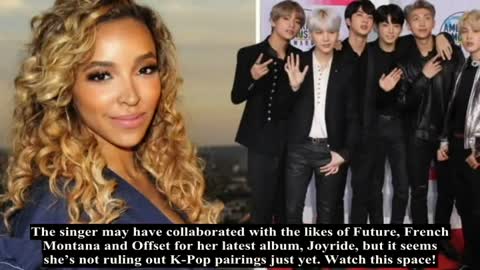 Tinashe latest celeb to join BTS Army as she says she’s down to collaborate with J-Hope