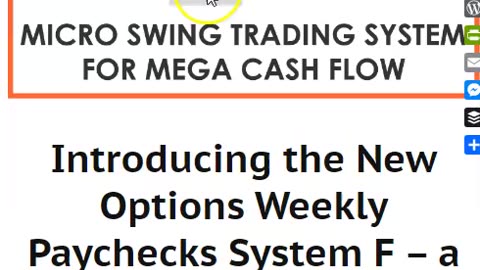 Use Options Weekly Paychecks System F to Crush It in a Pretty Laid Back Way