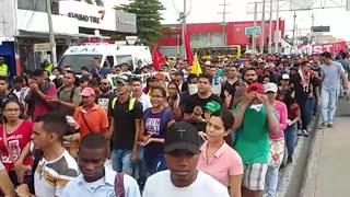 Así avanza la jornada de protestas en Cartagena