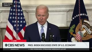 Biden Says that the Economy Is Doing Perfect