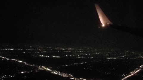 Night Flight Over Detroit