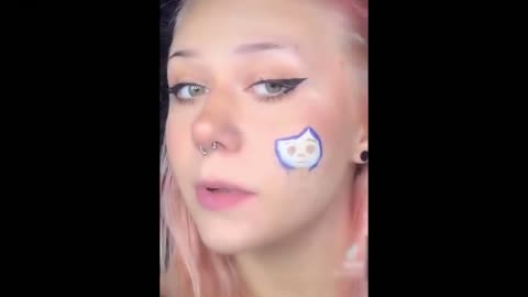 Florida makeup artist goes for the 'Coraline' makeup look for Halloween