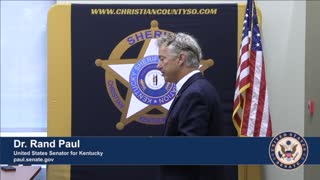 Dr. Rand Paul Visits Christian County LEO