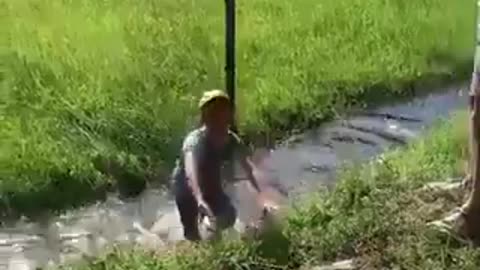 very funny water with children see..