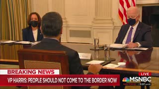 Harris Responds To Border Job