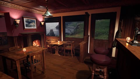 Irish Pub Ambience and Music - Scenic Video