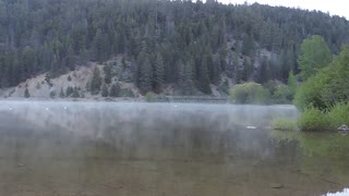 Morning fog on the Kettle Valley Trail