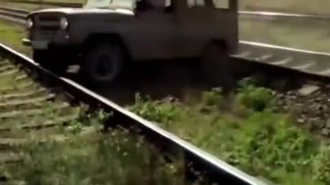 Top Extremely Dangerous Idiots Train Hit Cars