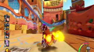 Crash Team Racing Nitro Fueled - Desert Cup Nintendo Switch Gameplay