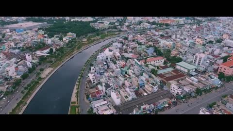 [Flycam] Phantom 4 - Somewhere in Dictrict 6 TPHCM VIETNAM