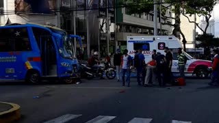 Accidente en el centro de Bucaramanga dejó a un motociclista muerto este jueves