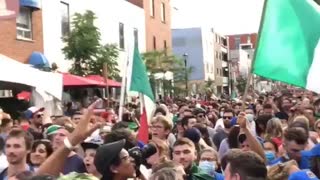 X Videos Of Crowds In Montreal When Italy Won The Euro 2020 That'll Give You Major FOMO