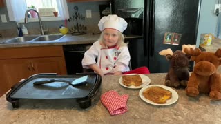 Lily-Rose Kindergarten Cook: Classic Grilled Cheese Sandwich