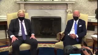 Biden and UK PM Boris Johnson, journalists ordered to leave