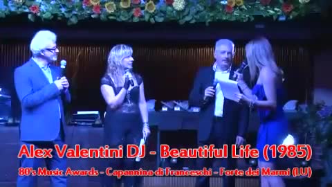 Alex Valentini DJ premiato agli 80's Music Awards per "Beautiful Life"
