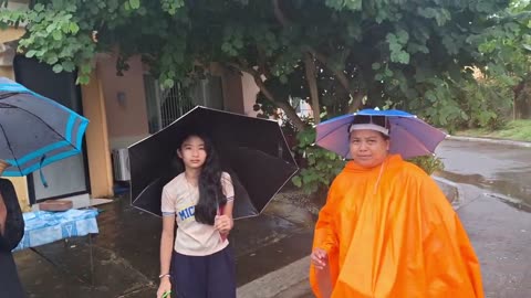 Rainy Xmas day (Yule) in the Bohol Phillipines,