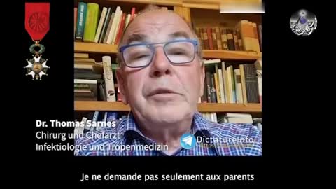 DR THOMAS SARNES : « ON NOUS A MENTI ET TOUS LES MÉDECINS LE SAVENT. NE TOUCHEZ PAS AUX ENFANTS ! »